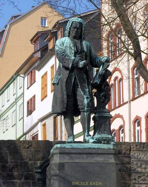 Johann Sebastian Bach. Denkmal. © WELTEXPRESS, Foto: HS