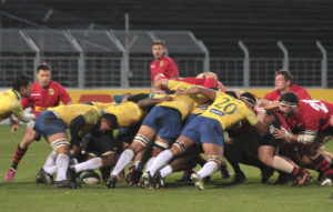Rugby-Länderspiel in Leipzig zwischen Deutschland–Brasilien 45:12 (26:0), © 2017, Foto/BU: Frank Eckert