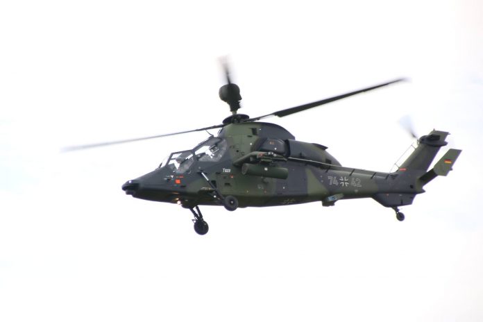 Hubschrauber Tiger der Bundeswehr.