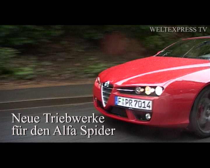 Neue Triebwerke für den Alfa Spider