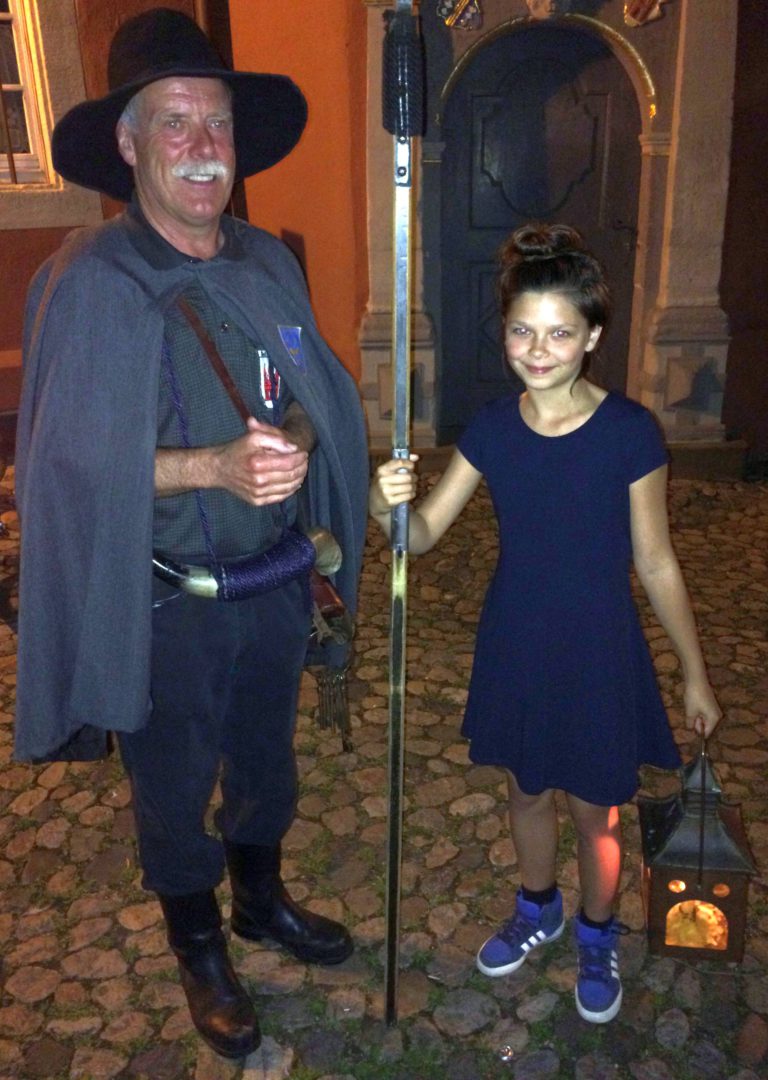 Das Abendmahl und der Nachtwächter oder Burkheim für Bauch und Bein