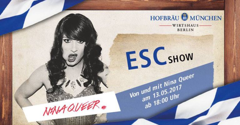 Nach zermürbendem „Rachentripper“: ESC-Show im Hofbräu Berlin von und mit Nina Queer