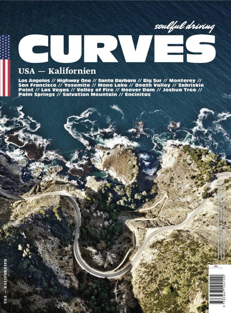 Pack den Porsche ein und dann raus auf die Routen in Kalifornien und rein in die Kurven – Zum sechsten Band der Curves-Reihe „USA – Kalifornien“ von Stefan Bogner