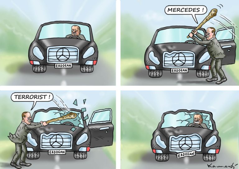 Erdogan und der Daimler.