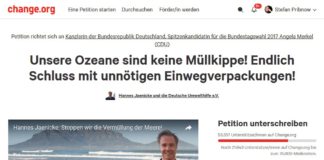 Die Vermüllung der Meere stoppen oder Post von Hannes Jaenicke Hannes Jaenicke