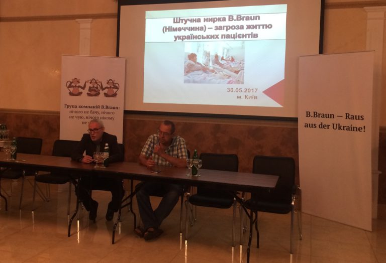 Andre Chodakowski klagt B. Braun an.