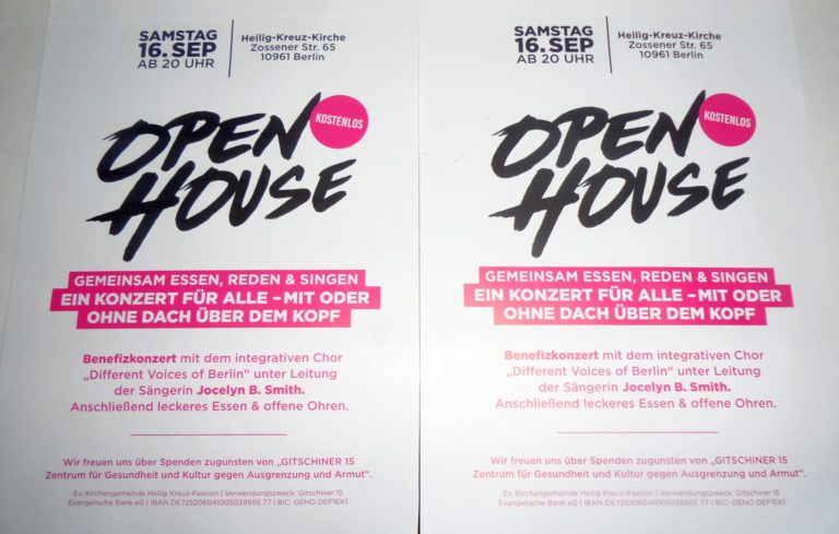 Open House - Benefizkonzert in Berlin