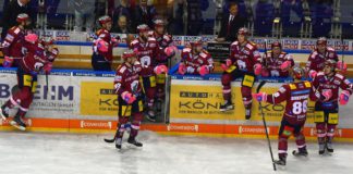 Fotoreportage: Hart erkämpfter Heimsieg der Berliner Eisbären über die Augsburger Panther Eisbären Berlin versus Augsburger Panther