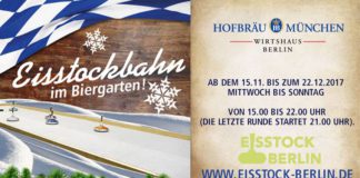 Eisstockbahn im Biergarten – Eisstockschießen mitten in Berlin Eisstockbahn im Biergarten mitten in Berlin.