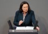 Noch gut dabei: SPD in Sonntagsfrage bundesweit bei 13 Prozent – Andrea Nahles gibt sich alternativlos Andrea Nahles