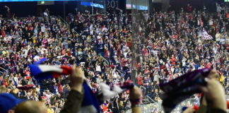 Hockey-HALLEluja-Spiel in München – Berliner Eisbären reisen mit 1000 Fans im Rücken zu den Roten Bullen Berliner Eisbären versus Pinguins aus Bremerhaven.