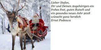 Hausmitteilung: Frohes Fest – Gesundheit und Geld Frohes Fest