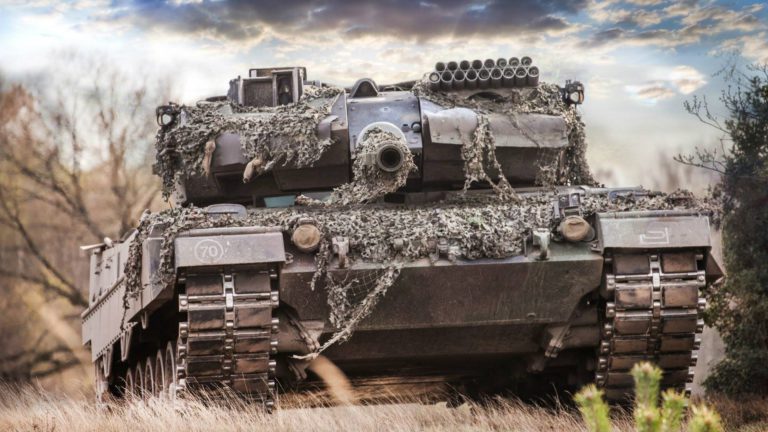 Panzer vom Typ Leopard 2.