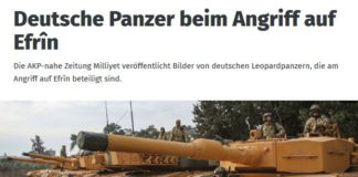 Türken führen Krieg gegen Kurden in Syrien und rücken am Boden auf Afrin vor