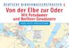Havel, Spree und weitere Flüsse sowie Seen und Kanäle zwischen Oder und Elbe – Das Kartenwerk „Deutsche Binnenwasserstraßen 4“ von der Elbe zur Oder mit Gewässern in Potsdam und Berlin Von der Elbe zur Oder.