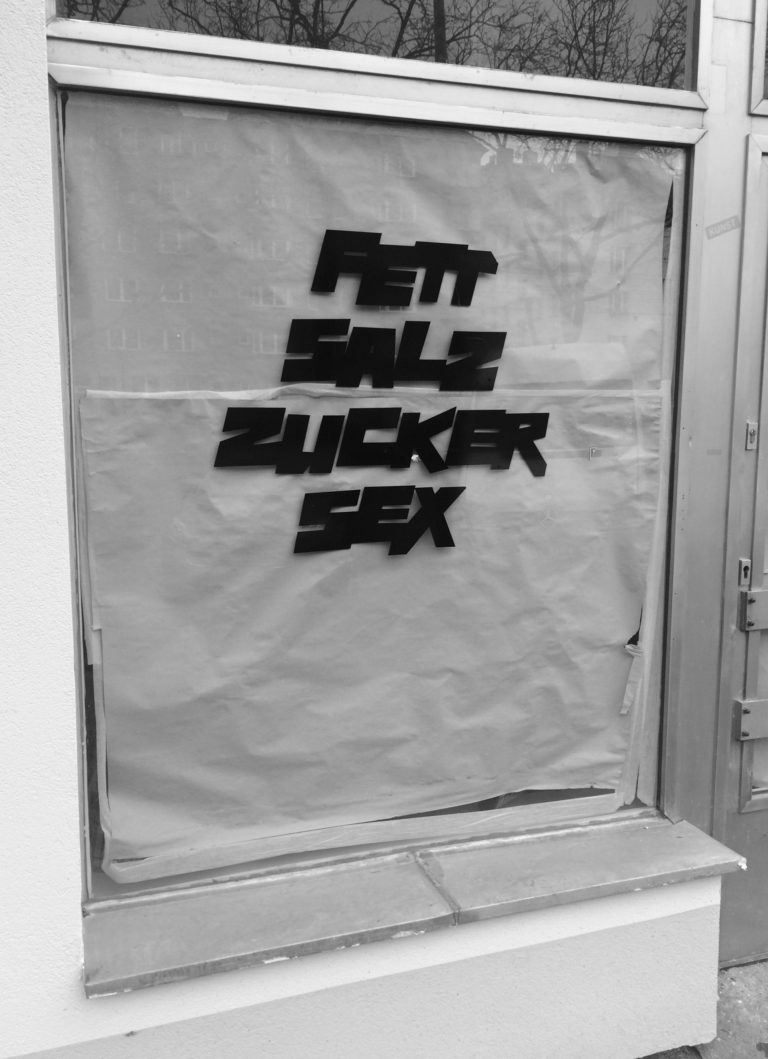 Fett, Salz, Zucker und Sex.