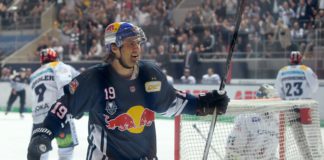 Fotoreportage: Bullen besiegen Bären Rotbullen aus München gegen Eisbären aus Berlin.