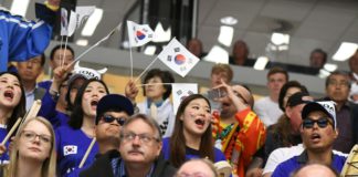 Fotoreportage: Deutschland besiegt Südkorea bei der Eishockey-WM 2018 in Dänemark Eishockey-WM 2018 in Dänemark.