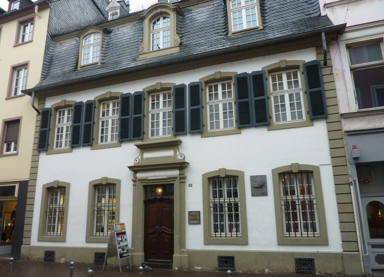 Ein Blick aufs Karl-Marx-Haus in Trier.