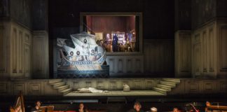 Monteverdis „Ulisse“ im Staatstheater Nürnberg Odysseus im Staatstheater Nürnberg.