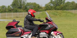 Fotoreportage: Die Gold Wing GL1800 von Honda Eine Gold Wing von Honda am 17. Mai 2018 am Erlensee.