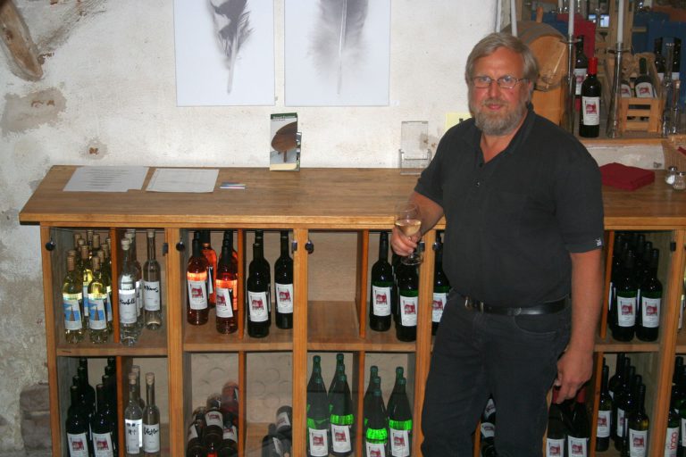 Die Strauße des Weingutes Sonnenbrunnen in Opfingen am Tuniberg.