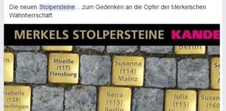 Merkels Stolpersteine – Steine des Anstoßes? "Merkels Stolpersteine"