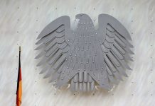 Kommentar: Adler für alle – Volle Umvolkung der BRD oder Mir üble Christen, Sozen, Olivgrüne und Besserverdienende der üblichen Kartellparteien als Kollaborateure und Verräter Bundesadler und Deutschlandfahne.