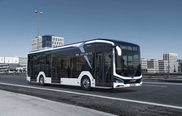 Ein MAN Lion`s City E-Bus.