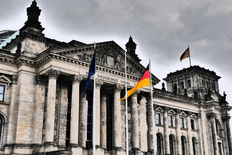 Der Reichstag in Berlin.