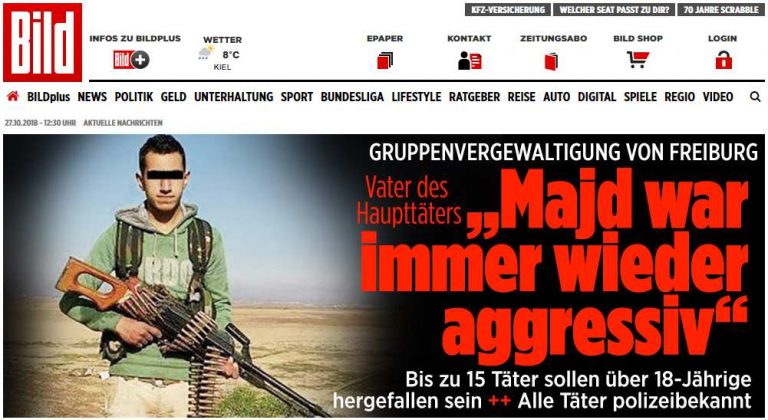 Massenvergewaltigung einer 18-Jährigen in Freiburg – von und mit: Merkels Gästen