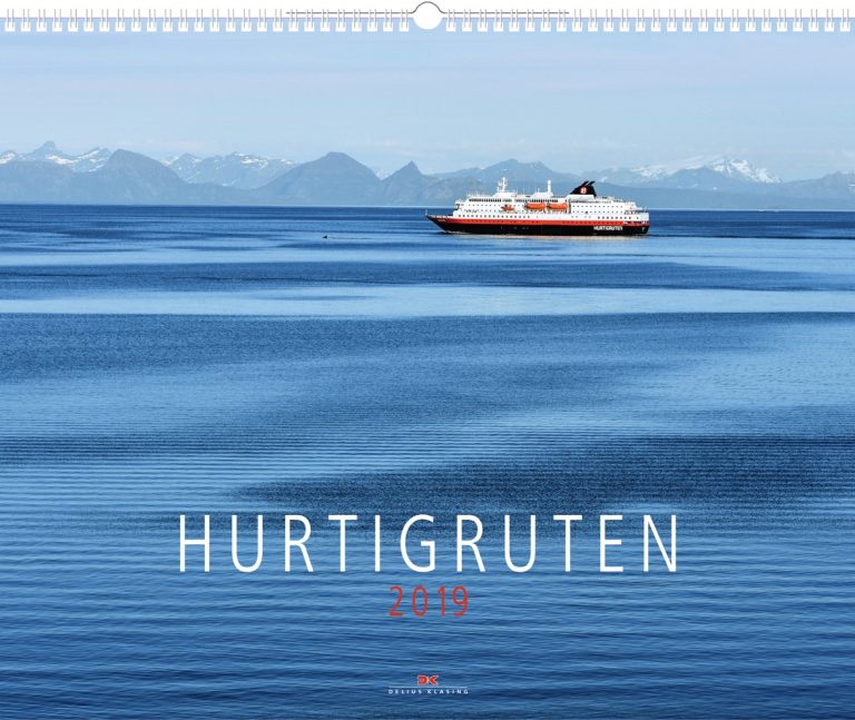 Auf dem Meer an Norwegen rauf und runter – Der Kalender Hurtigruten 2019 vom Verlag Delius Klasing ist da