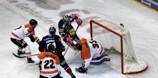 Not gegen Elend – Eisbären gelingt in Berlin gegen Tabellenletzten ein Sieg im Penaltyschießen Eisbären Berlin versus Grizzlys Wolfsburg am 19. Oktober 2018 in Berlin.