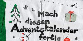 Ein Adventsbuch „für den inneren Frieden, von dem alle anderen nur reden“ oder „Mach diesen Adventskalender fertig“ – im wahrsten Sinne des Wortes