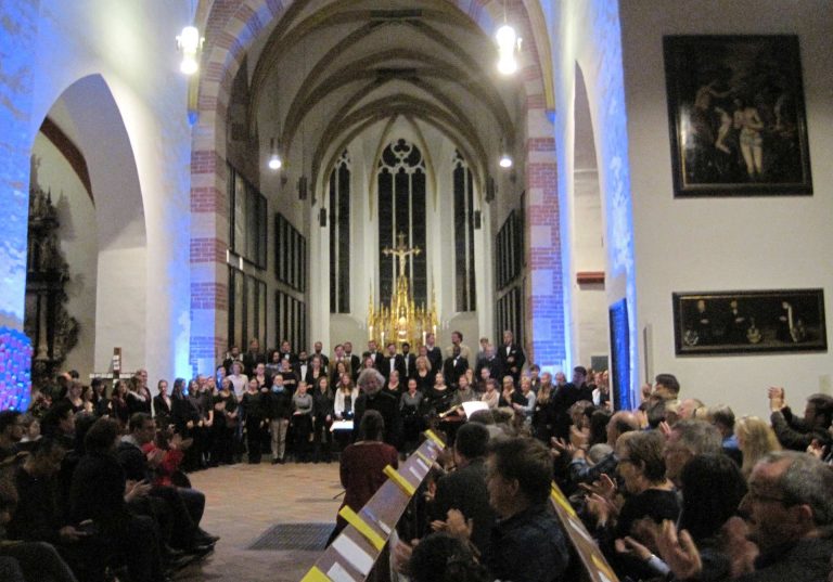 Konzert mit Morten Lauridsen in der Thomaskirch im Oktober 2018 in Leipzig.