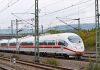 Misslungener Anschlag auf ICE – Beinahe-Zug-Katastrophe à la Eschede zugunsten der Altparteien verschwiegen? Ein ICE auf einer DB-Trasse.