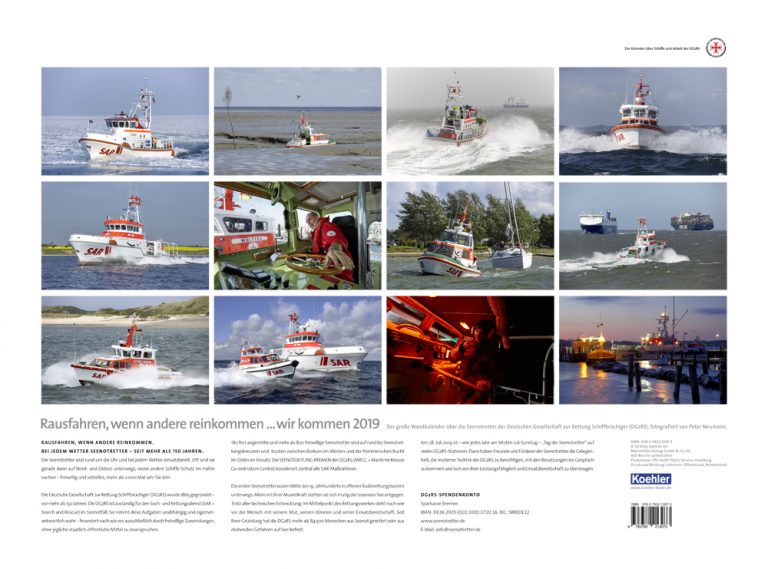 Kalender "... wir kommen 2019".