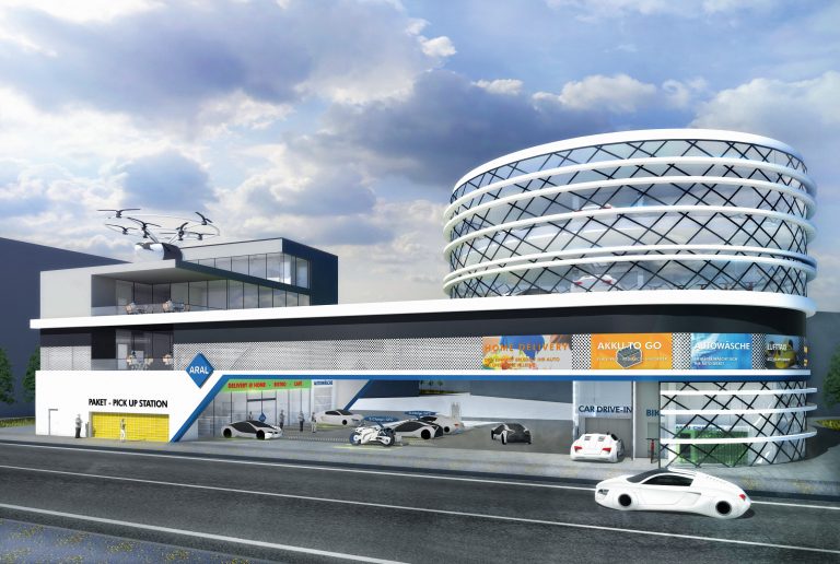 Die Tankstelle von ist ein Mobilitätszentrum