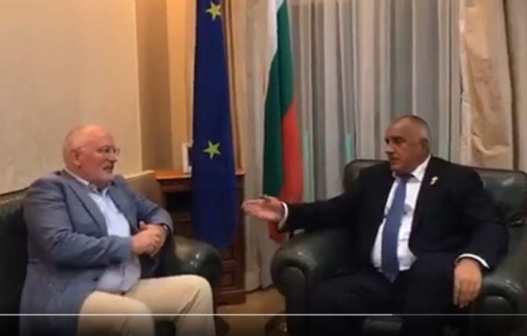 Ist der Sozi Franciscus Timmermans „ein fettes, korruptes Schwein“? – Mehr dazu in einem Video mit Boiko Borissow