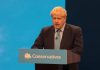 Boris Johnson tritt als Parteivorsitzender der Konservativen und Unionistischen Partei des VK zurück