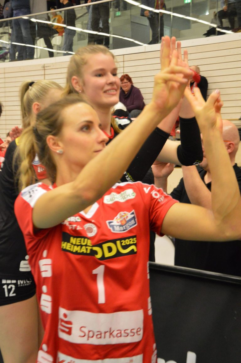 Volleyball: Dresdner SC meistert Spiel in Erfurt souverän