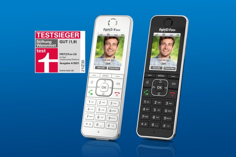 FRITZ!Fon C6, Testsieger bei Stiftung Warentest