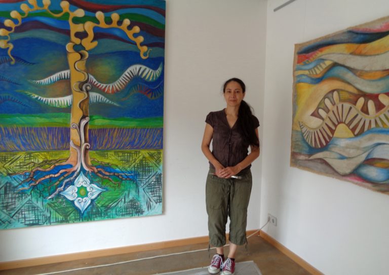 Die Seele als Quelle der Kraft – Künstlerin aus Ecuador hat in Leipzig-Lindenau eine neue Heimat gefunden