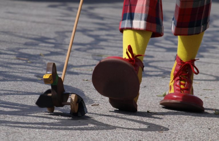 Polemik: Olivgrüner Politclown oder Macht Jürgen Trittin (B90G) auf dummer August und wenn ja, warum?