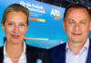 Tino Chrupalla und Alice Weidel wurden heute in Riesa mit deutlicher Mehrheit zu Bundessprechern der AfD gewählt
