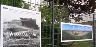 Die Mulde im August 2002 – „WasserZeichen“-Fotoschau in Grimma