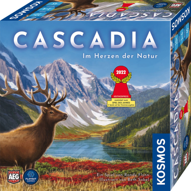 „Cascadia“, ein Spiel für die warme Wohnung und die ganze Familie und Fortgeschrittene