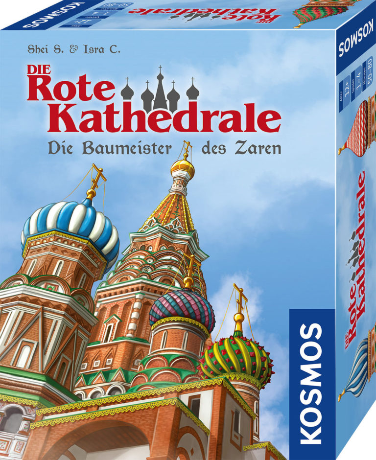 „Die Rote Kathedrale“, ein Brett- und Strategiespiel für „die Baumeister des Zaren“ von Sheila Santos und Israel Cendrero