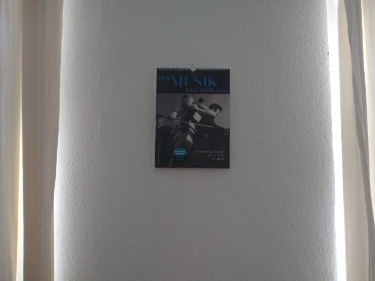 Leidenschaft für einen Wochen- und Wandkalender – Der Musik-Kalender 2024