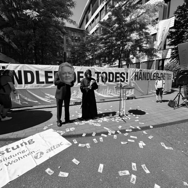 Dokumentation: „Den Kriegskonzern Rheinmetall stoppen!“